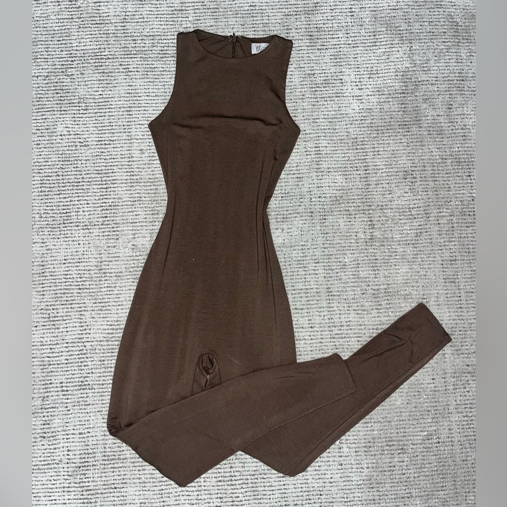 Oh Polly Brown Jumpsuit